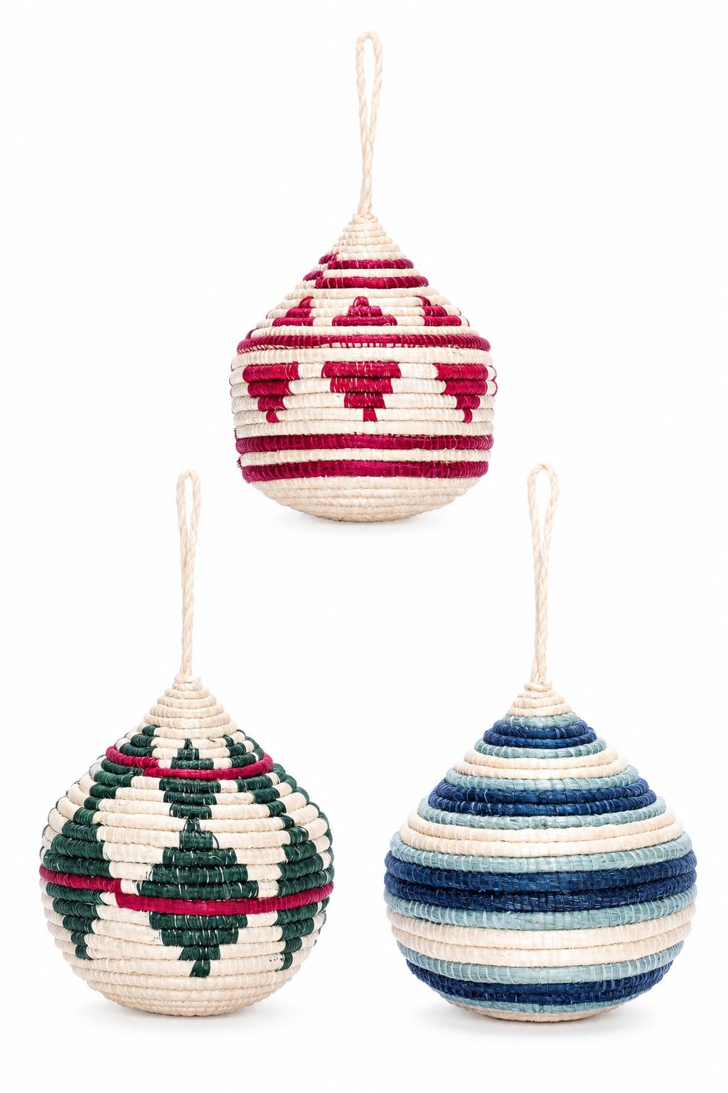 Jewel Bulb Ornament 3-Pack
