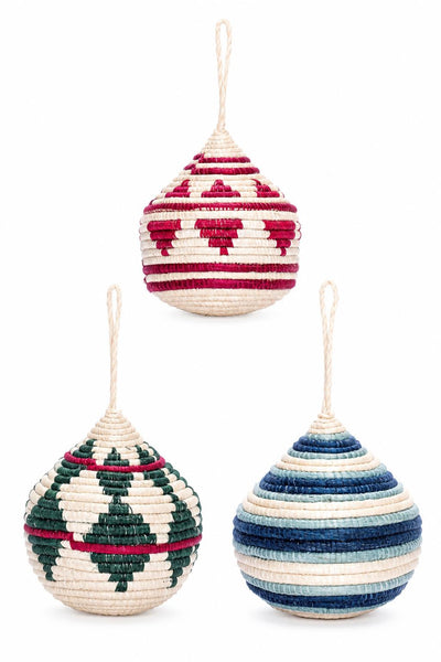 Jewel Bulb Ornament 3-Pack
