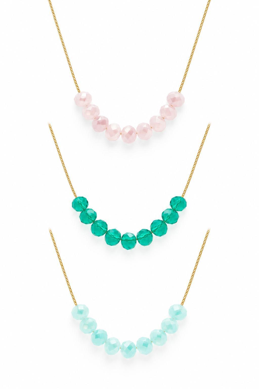 Salty Cali The Glims Necklace 3-Pack - 18K Gold