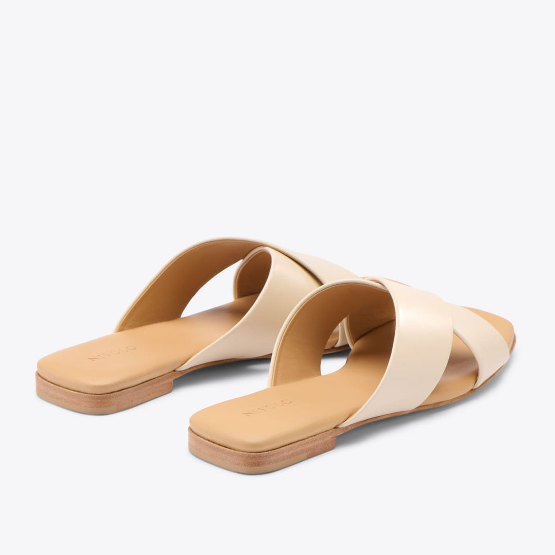 Catalina Slide Sandal - Bone