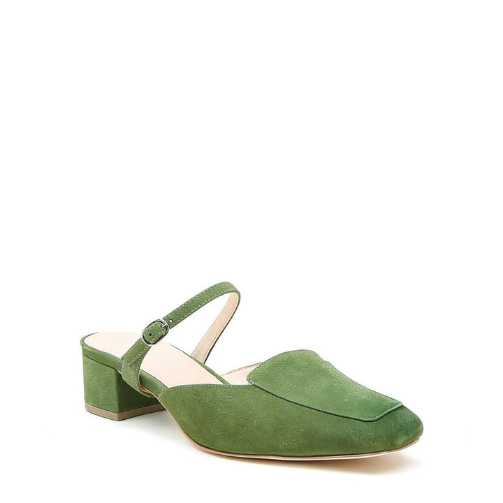 Moss Loafer + Twiggy Strap - Green