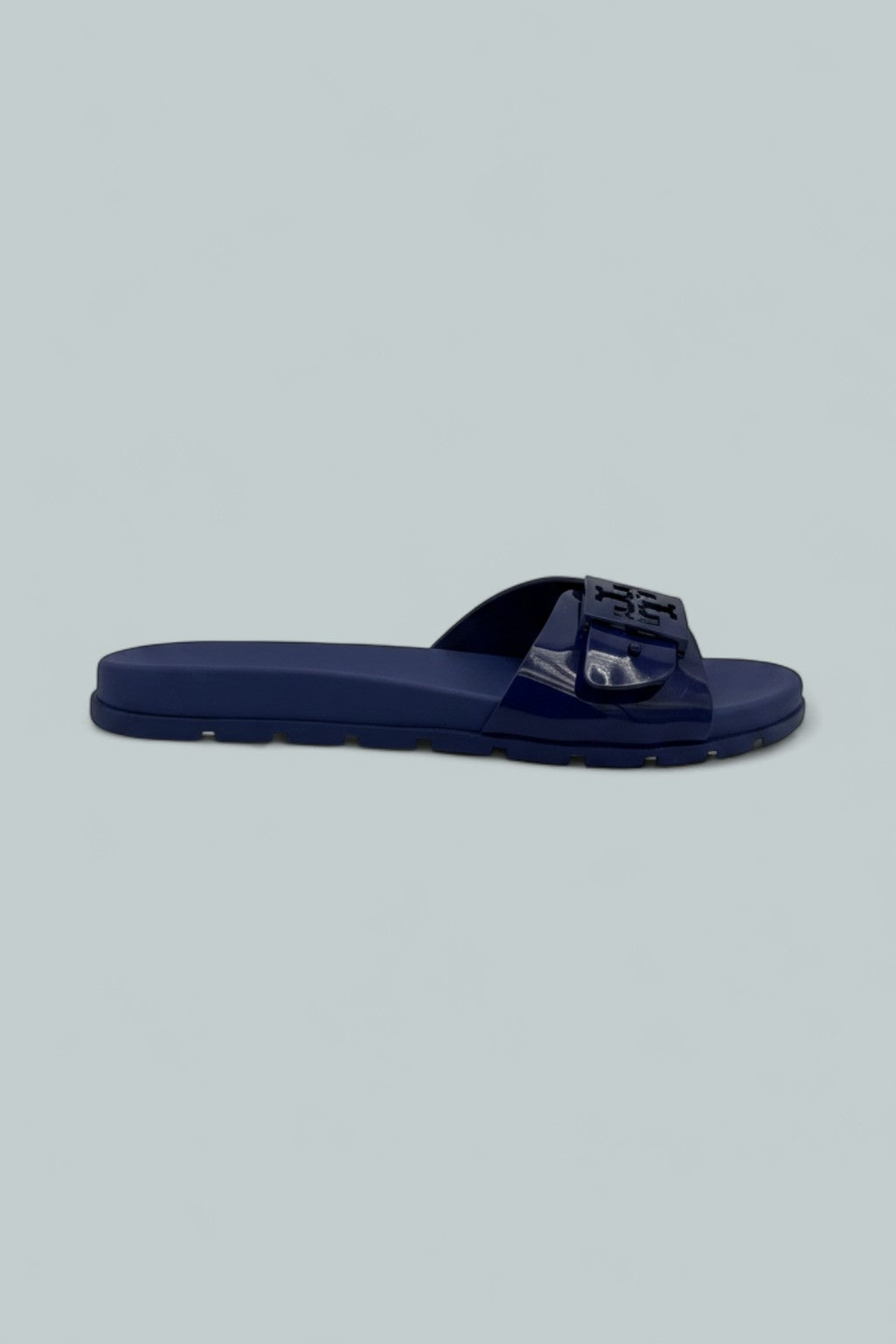 Women's Slip On Buckled Slide Sandals - Ballpoint