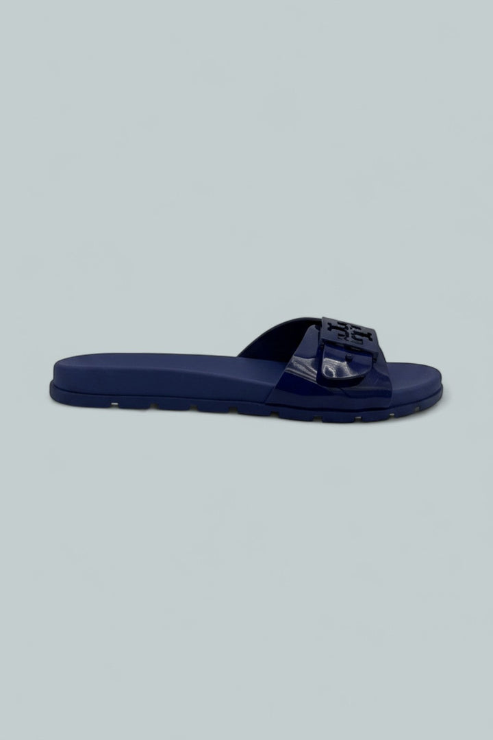 Women's Slip On Buckled Slide Sandals - Ballpoint