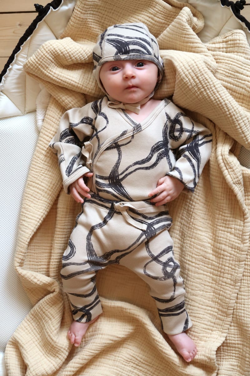 Organic Ribbed Helmet Cap - Wind