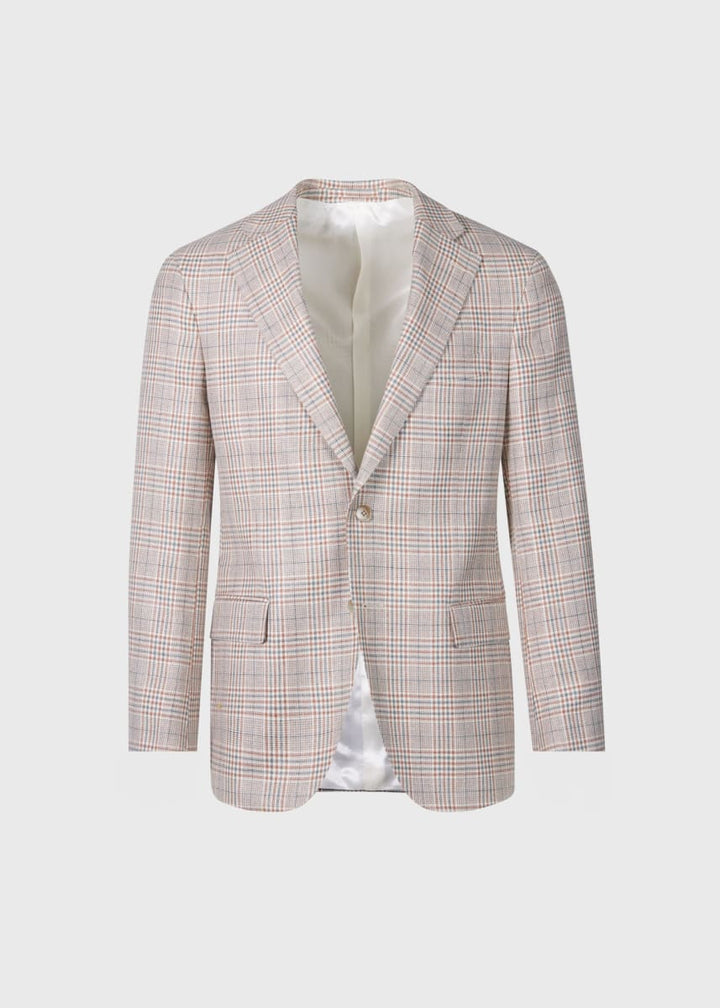 Plaid Summer Jacket - Tan/Sage