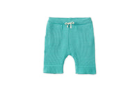Organic Cotton Nordic Knit Shorts - Copper Green