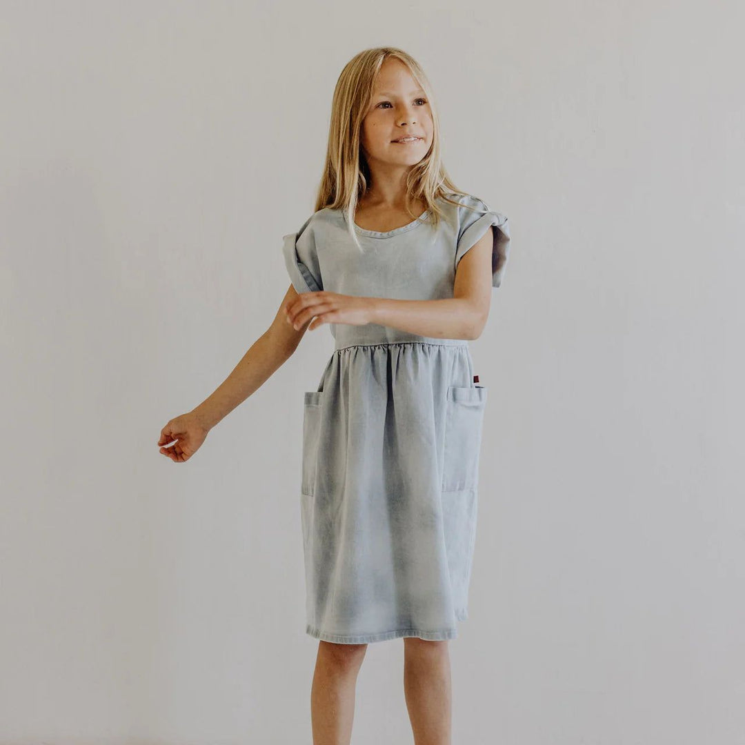Organic Dress - Denim Dresses Kid Wild 