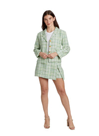 Diane Tweed Jacket - Garden Green Tweed