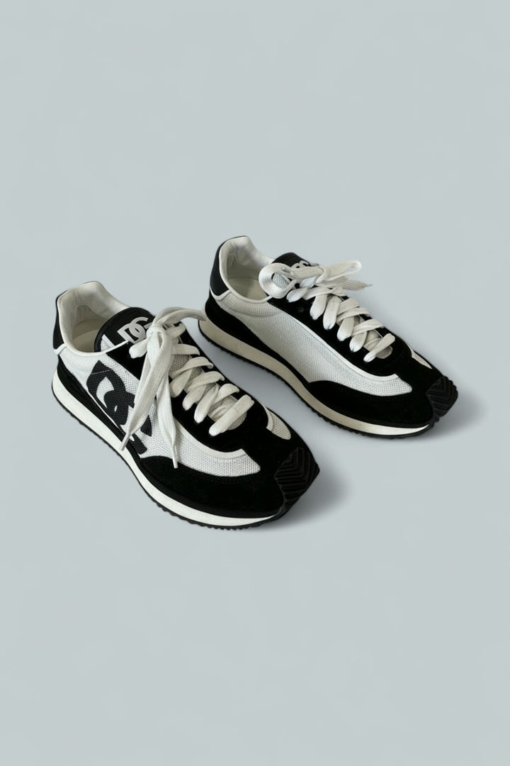 Women's Dg Cushion Low Top Sneakers - Bianco/Nero