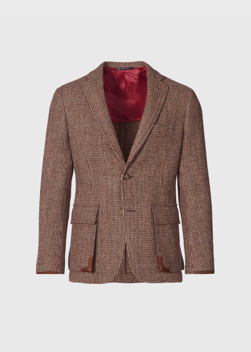 Brown Plaid Highlander Jacket - Brown
