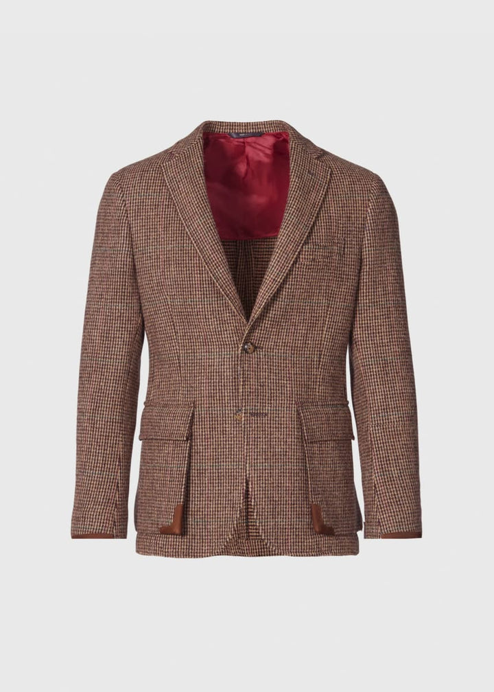 Brown Plaid Highlander Jacket - Brown
