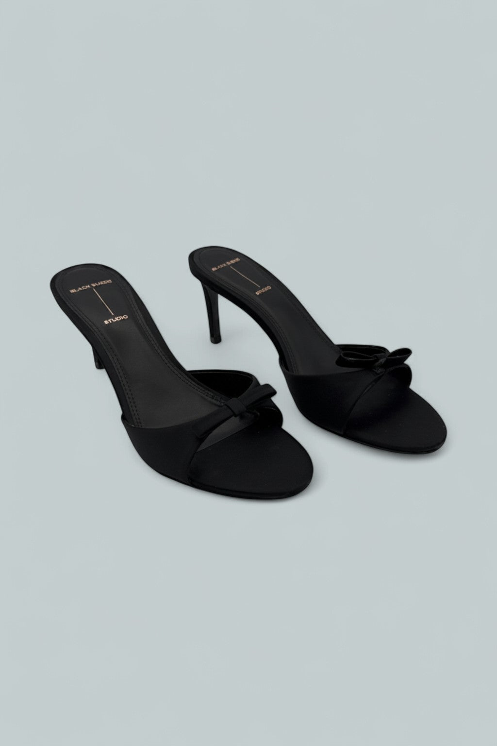 Albie 65 Mule Sandals - Black