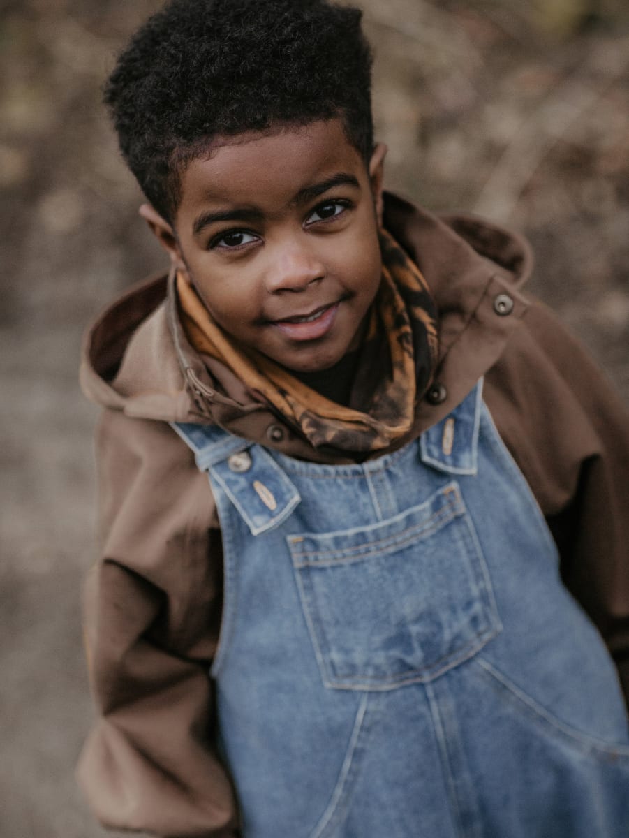 The Infinity Scarf - Rust Tie-dye