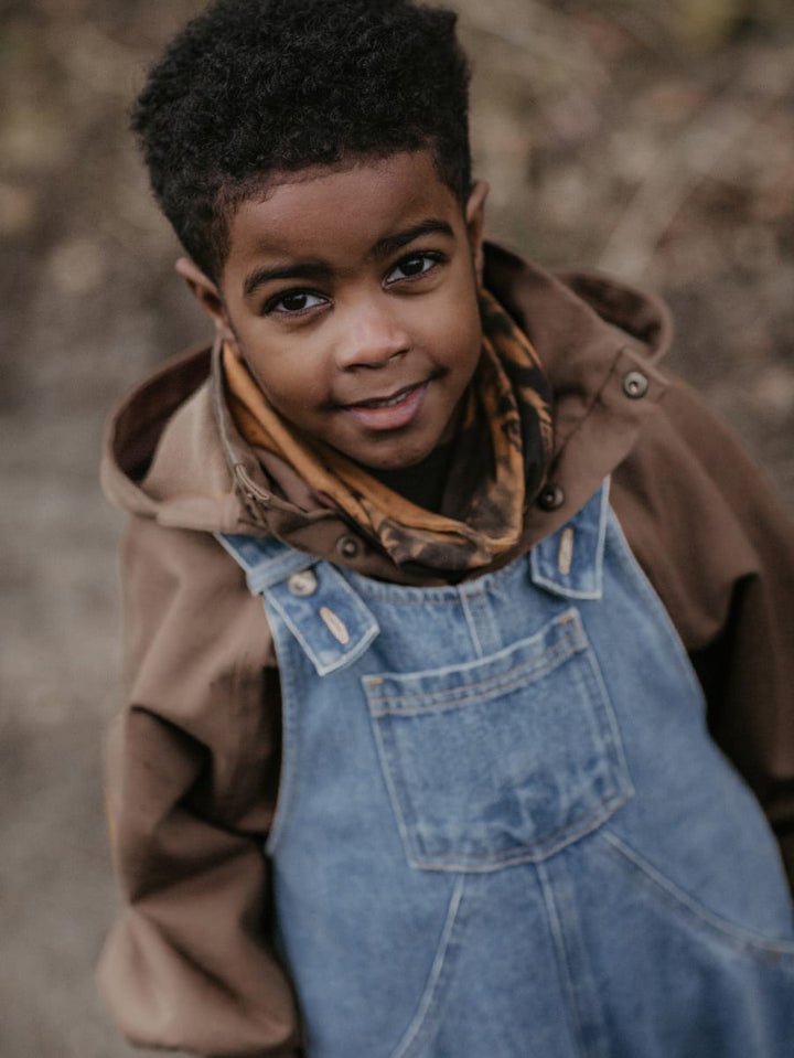 The Infinity Scarf - Rust Tie-dye