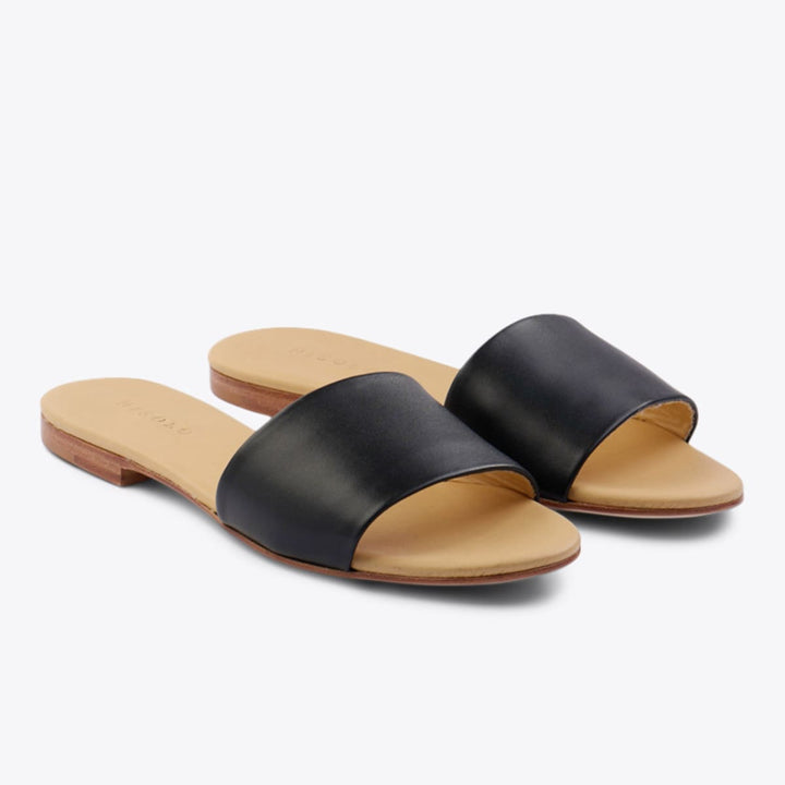 Isla Slide Sandal - Black