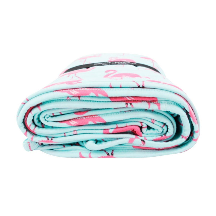 Big Kid Blanket - Flamingo Aqua