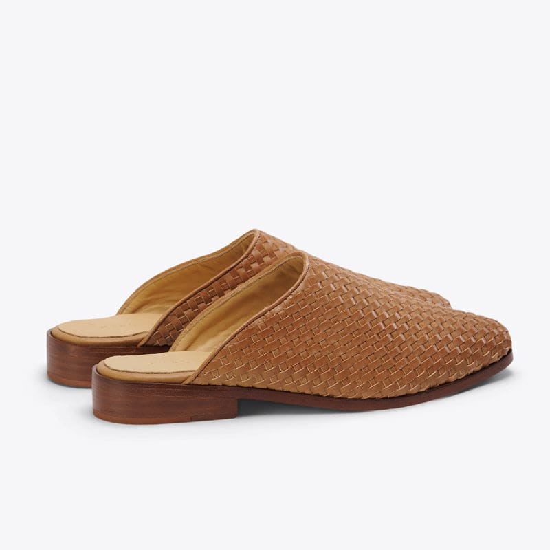 Ama Woven Mule Woven - Almond