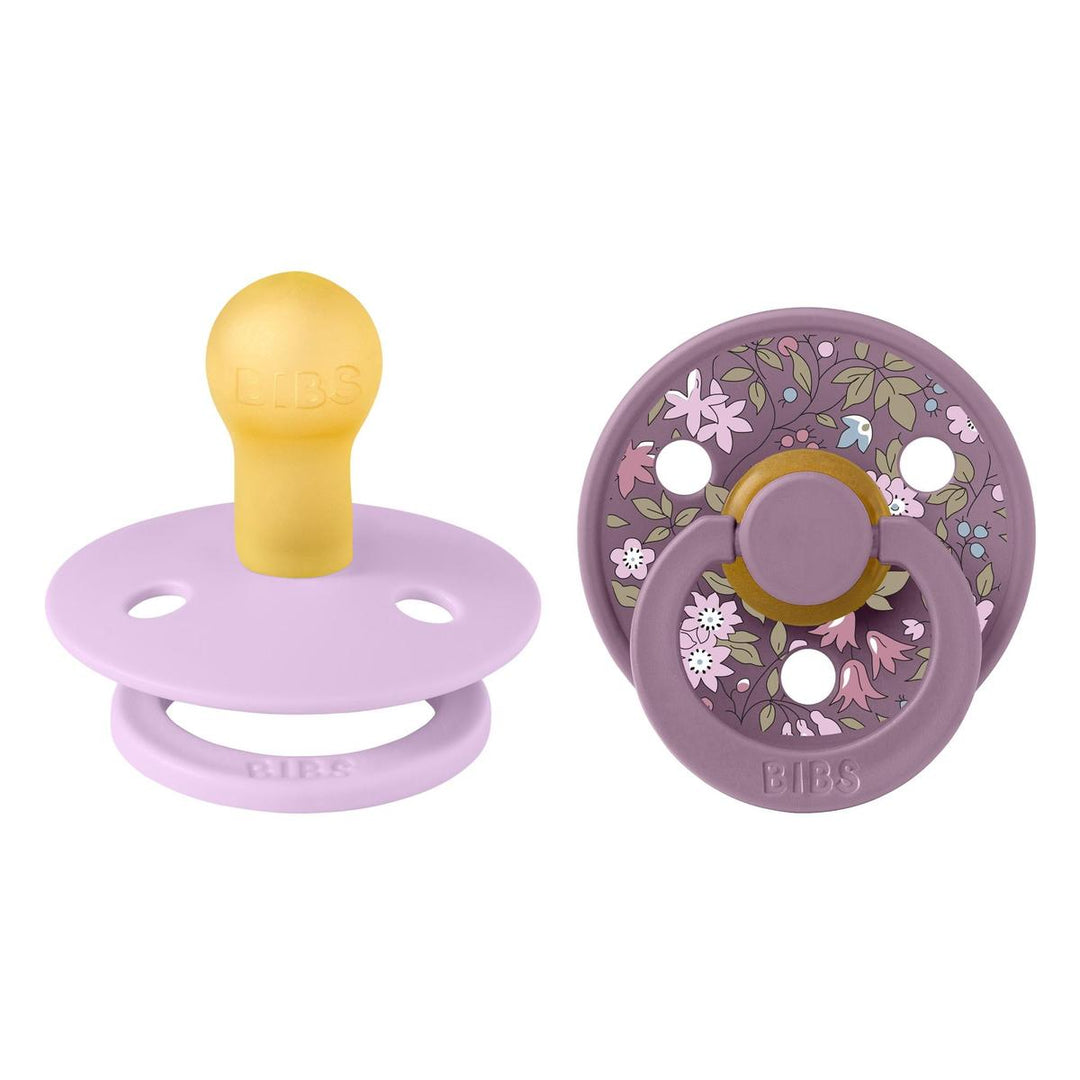 Bibs Pacifier x Liberty 2 Pack Chamomile Lawn - Violet Sky Mix