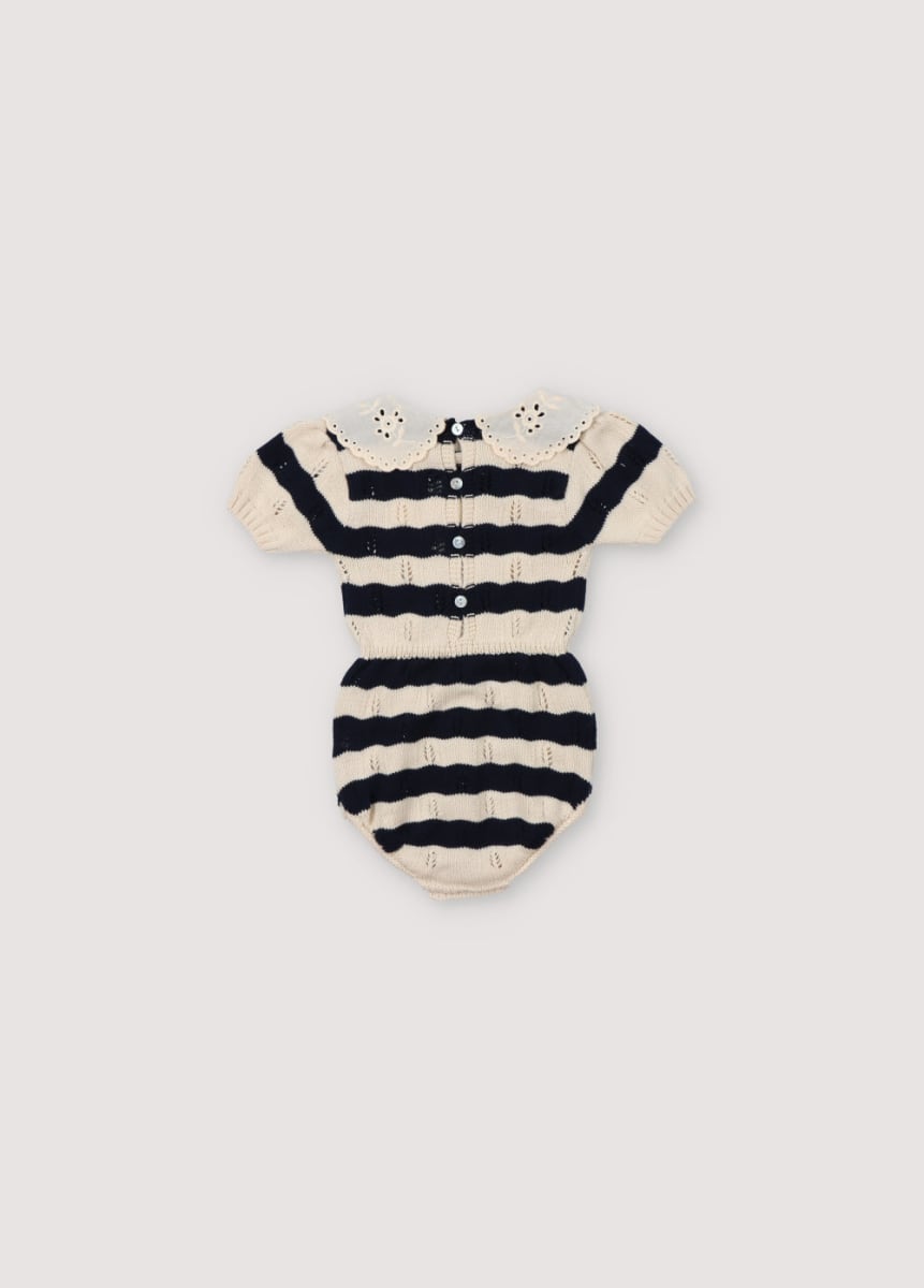 Marina Baby Romper Navy