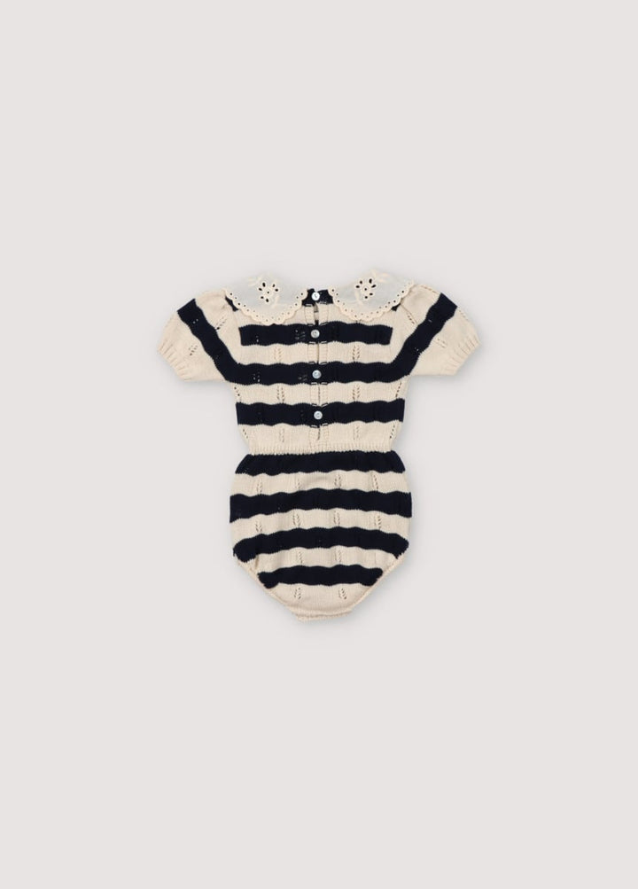 Marina Baby Romper Navy