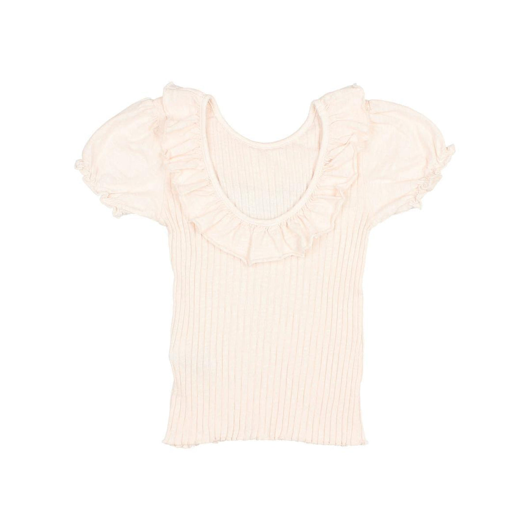 Rib Collar T-Shirt