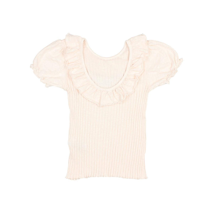 Rib Collar T-Shirt