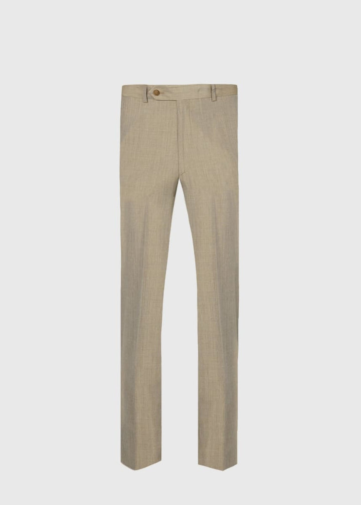 Silk Plain Front Dress Trouser - Sage