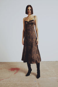 Pure Silk Your *Itch Silk Dress - Leopard