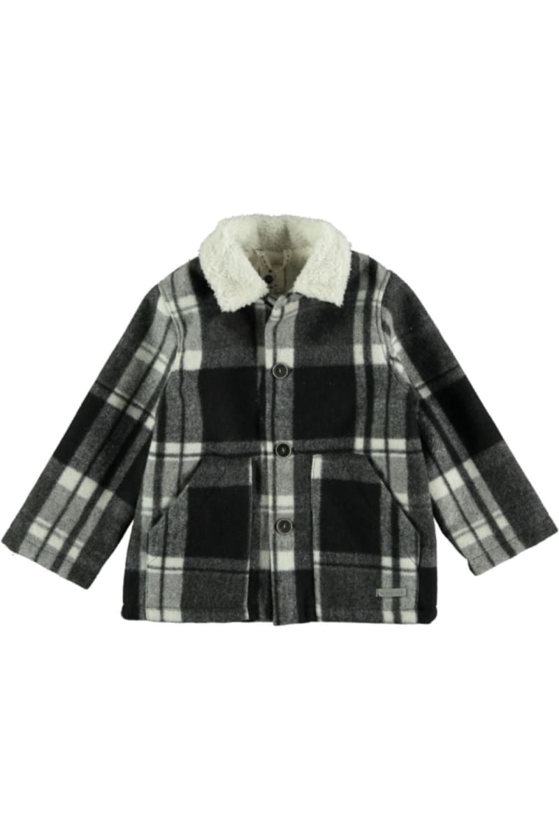 Kids Check Jacket Forest - Unique