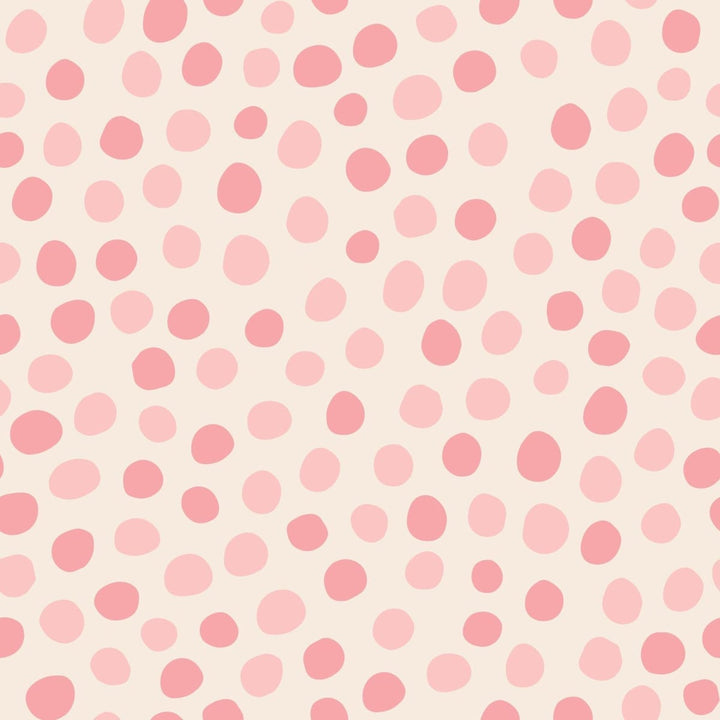 Convertible Romper - Polka Dot Pink