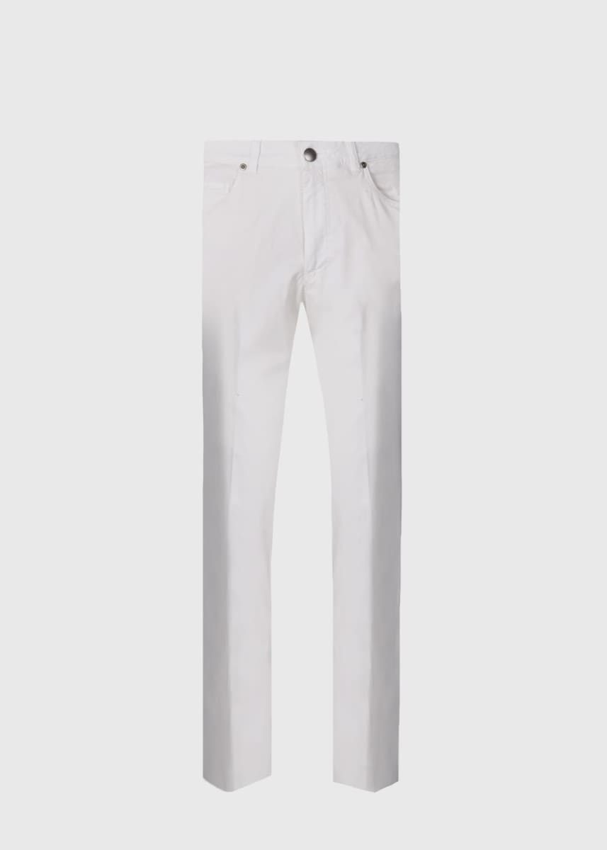 Five Pocket Trouser - Cream