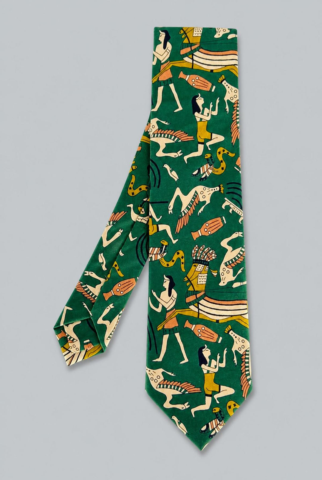 Solid Silk Tie - Olive