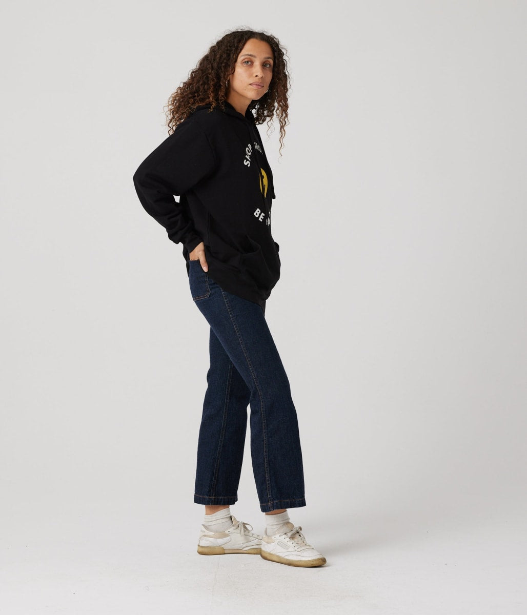 Shop Organic Hoodie - Black