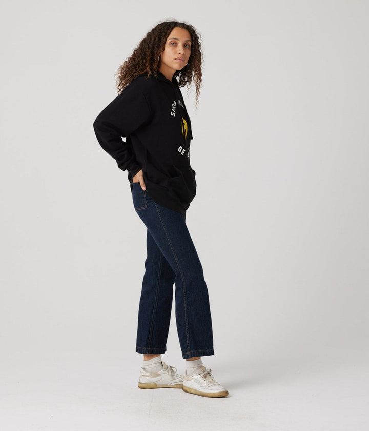 Shop Organic Hoodie - Black