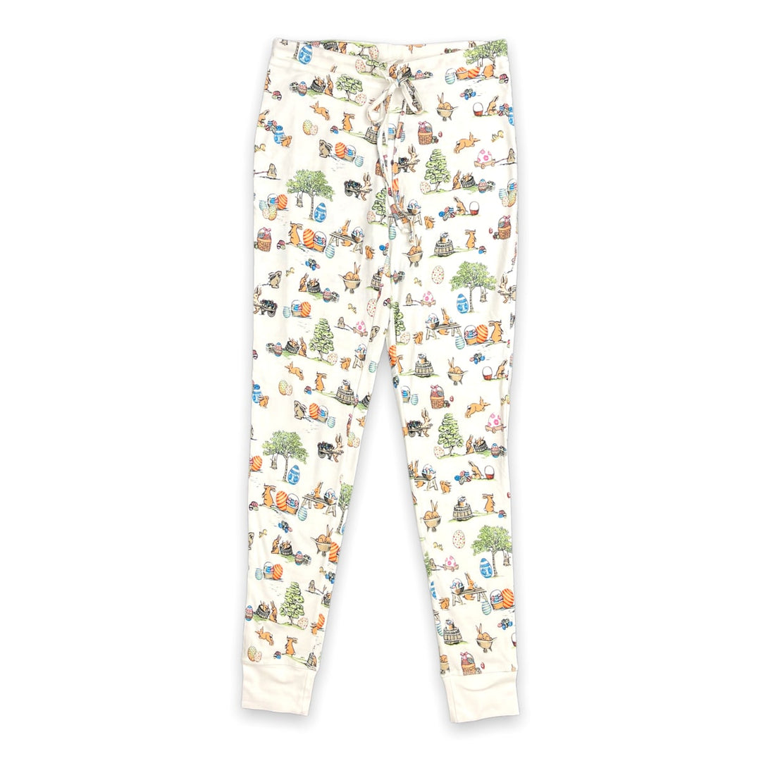 Women's Jogger & Henley Pajama Set - Egg Hunt
