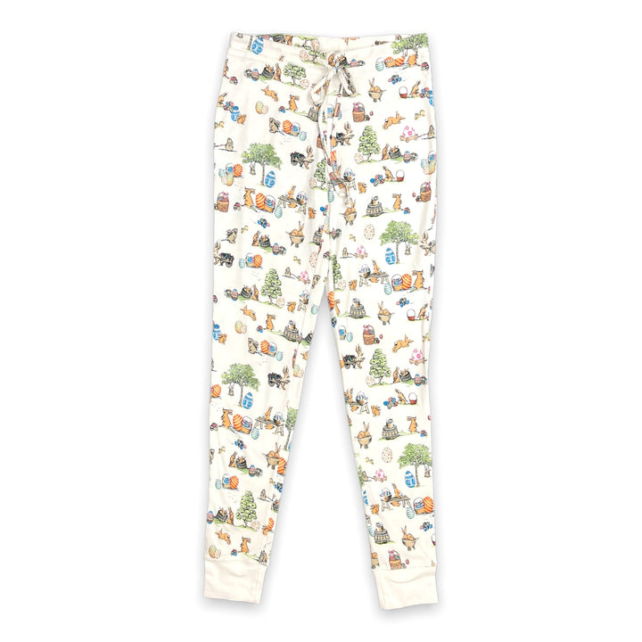 Women's Jogger & Henley Pajama Set - Egg Hunt
