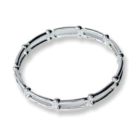 Grit Bangle - Silver