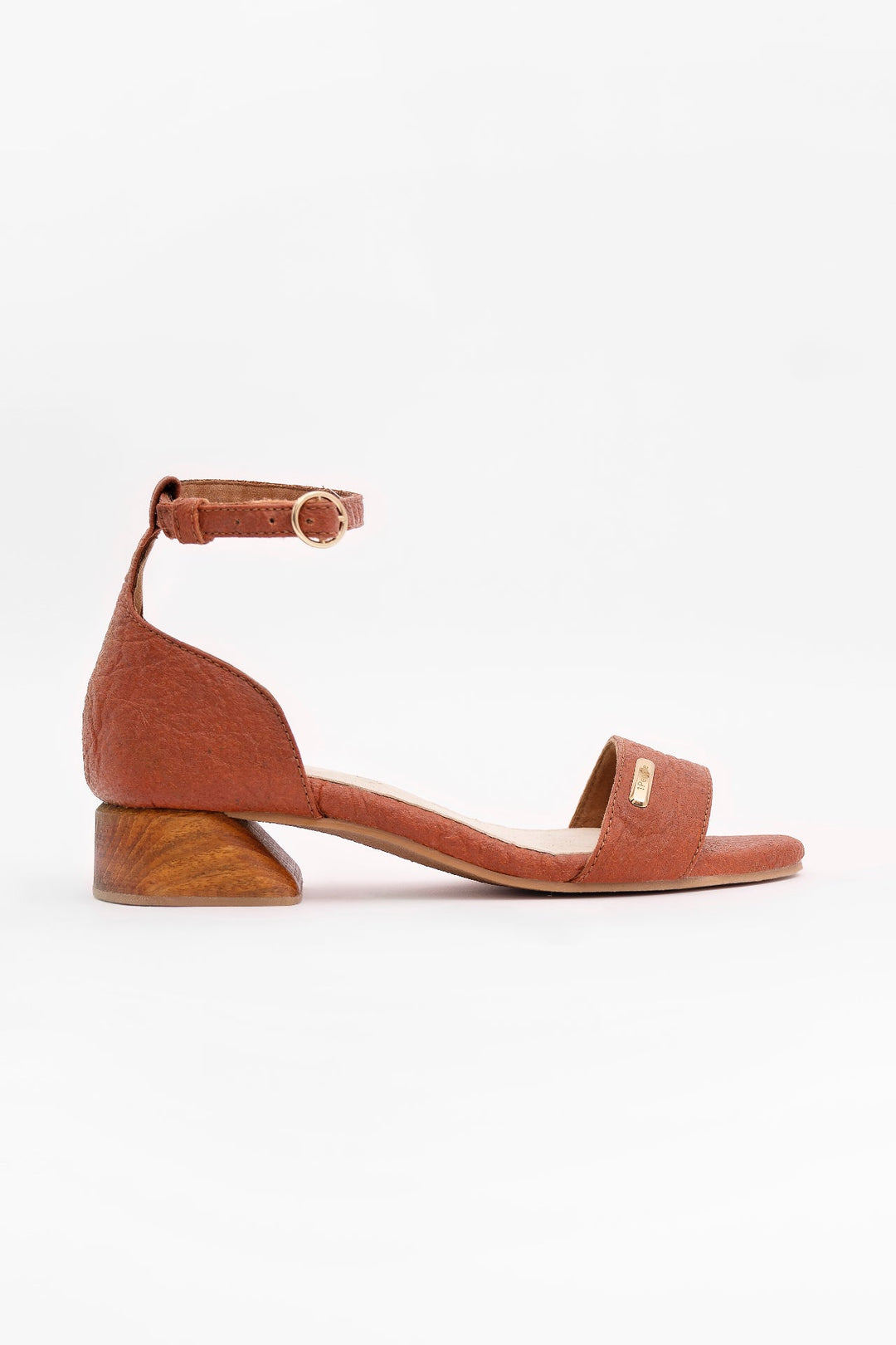 Chicago Ankle Strap Heels - Canela Brown