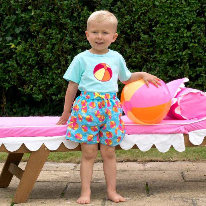 Beach Ball Applique T-Shirt