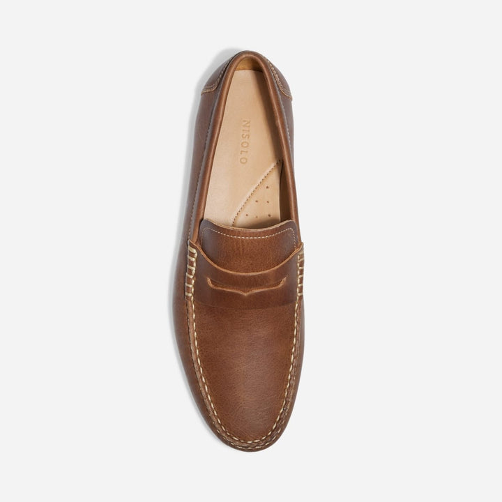 Leo Penny Loafer - Tobacco
