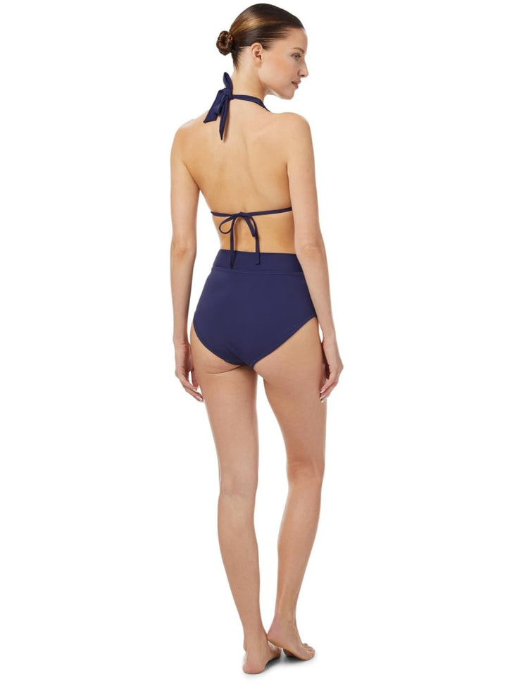 Allison Top Satin - Navy