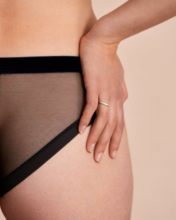 No Rest For The Wicked Brazilian Briefs - Midnight Blue