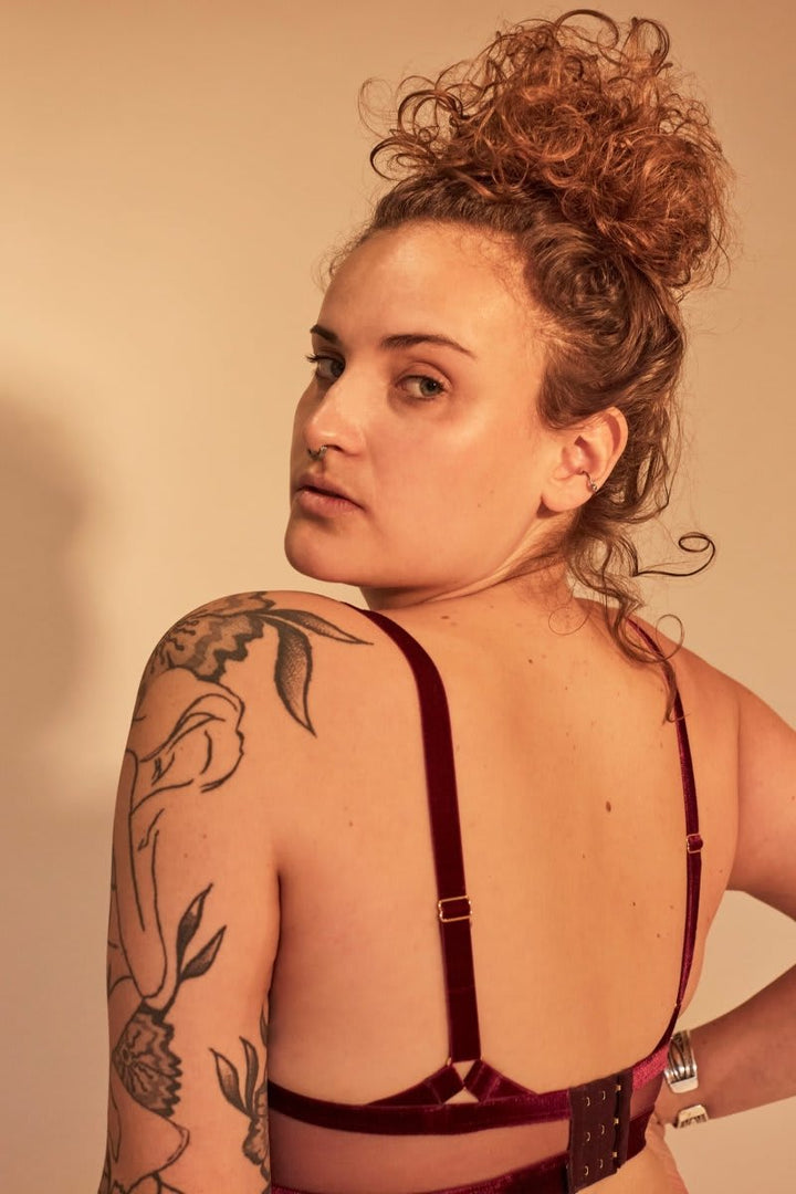 Stronger Than You Think Demi Bra - Burgundy