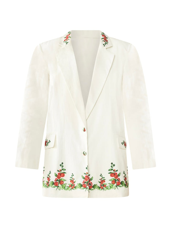 Sloan Blazer x Larsen McDowell - White Larsen Watercolor