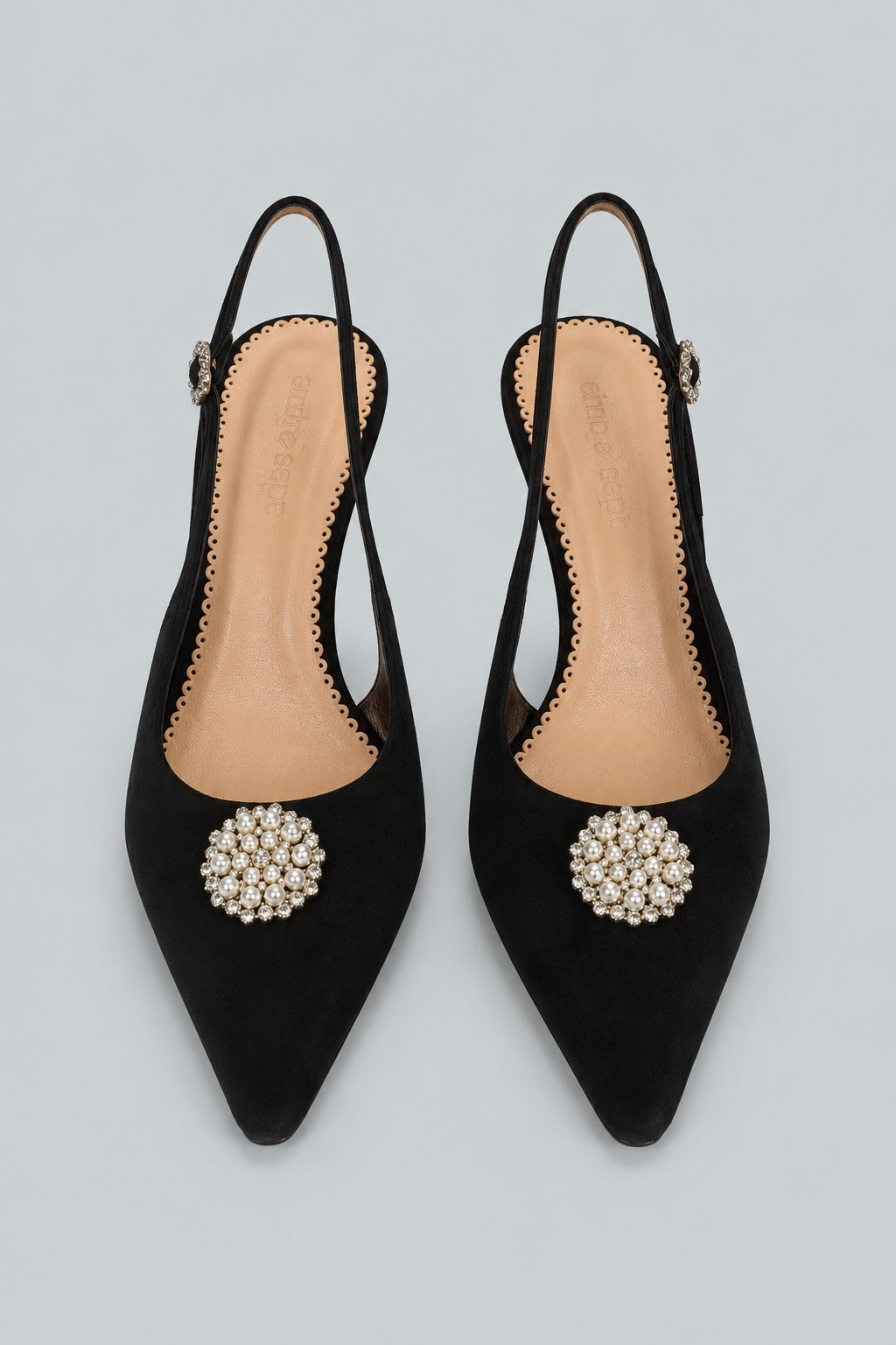 Women's Claire Embellished Pumps - Black