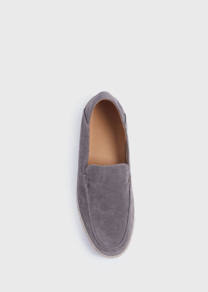 St. Croix Suede Espadrille - Grey