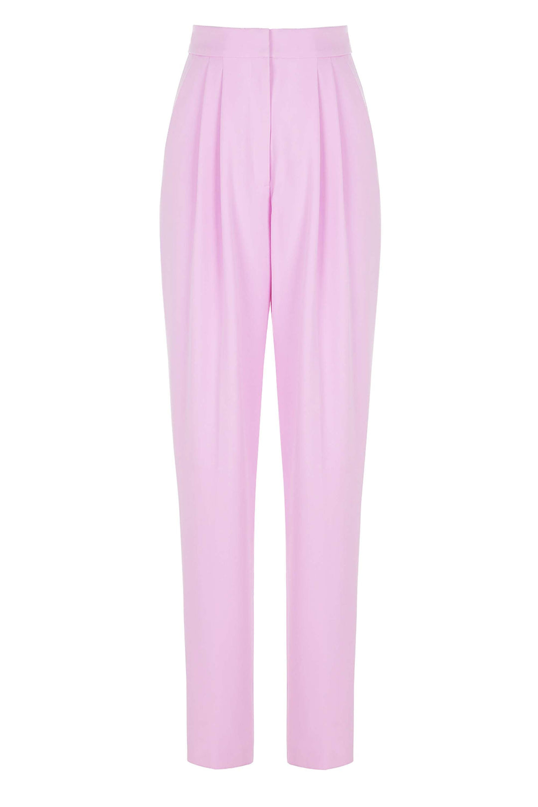 High Waist Carrot Pants - Pink