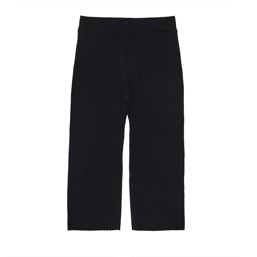 Rib Sweater Pants - Dark Navy
