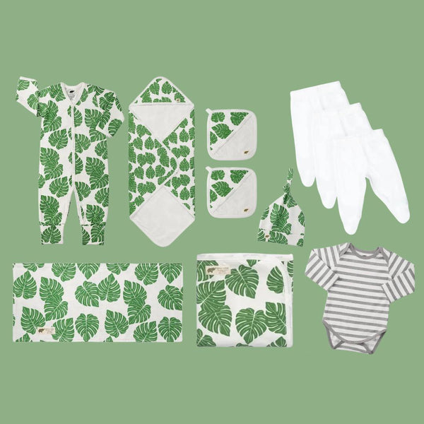 11 Item Baby Essentials Bundle - Palms - FINAL SALE