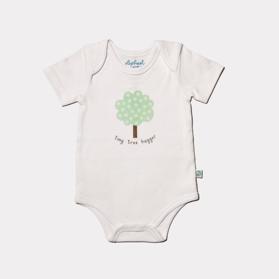 Grow With Me Short Sleeved Onesie - Tiny Tree Hugger